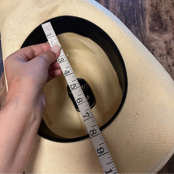 Stallion by STETSON straw cowboy hat, tan, hard shell - Picture 9 of 14